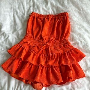 Orange Romper